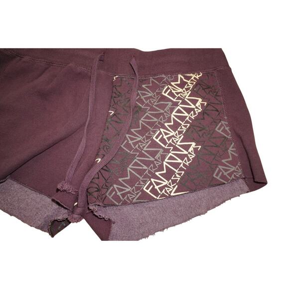 Famous Stars & Straps Purple Logo Graphic Shorts Women’s Size L Y2K Streetwear - Picture 3 of 5